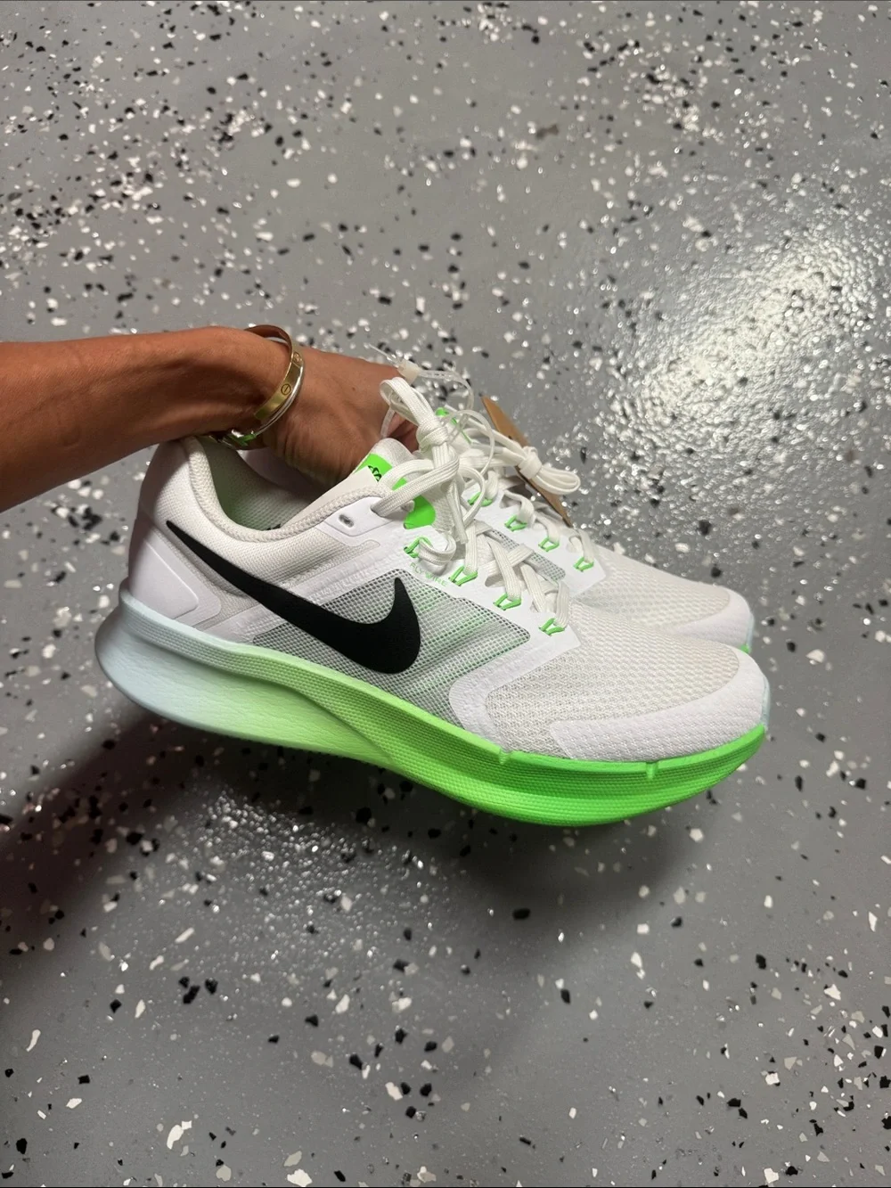 Nike Run Swift 3 White Glacier Blue Green